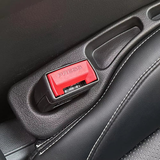 2Pcs Car Seat Gap Filler Seat Crevice Storage Box Bag between Seats Console Organizer Decoration Interior Auto Accessories