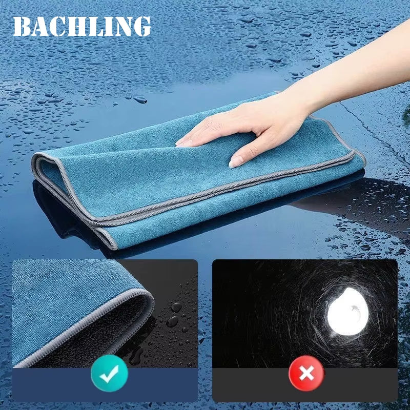 Coral Fleece Cleaning Towel Soft Drying Cloth High Absorbent Car Body Washing Towels Clean Rags Advanced Car Wash Towel Wipe