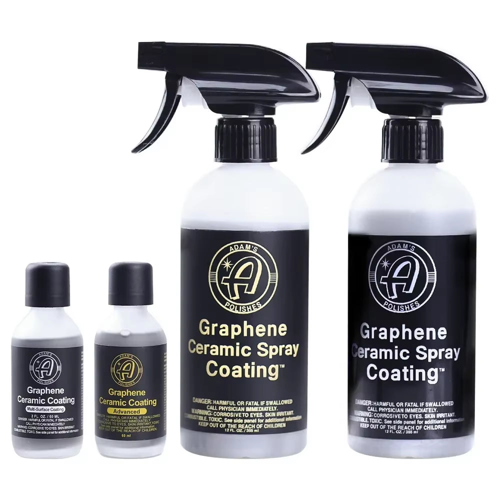 Graphene Ceramic Car Coating 10H - Long-lasting Protection for Cars and Motorcycles (7+ Years) - Ideal for Post-Wash Application with Clay Bar and Polisher