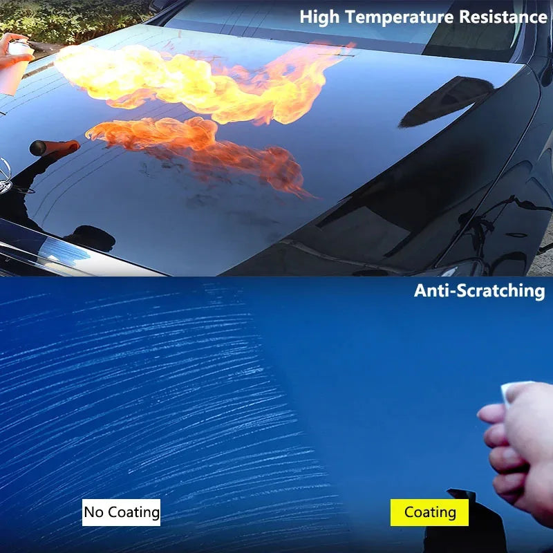 Car Ceramic Coating Spray Crystal Polishing Liquid Durable Protection Hydrophobic Wax Coat Scratch Repair Shiny Stuff Car Detail