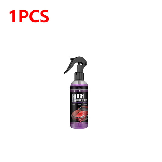 Revitalize Your Ride: 3-in-1 Nano Ceramic Coating Spray - 100ml Scratch Repair & Body Compound Solution