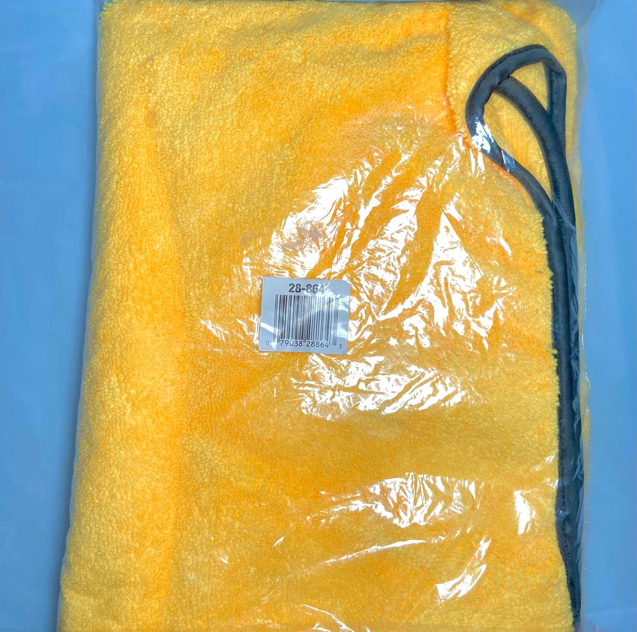 Extra Large yellow super plush towel Microfiber Car Drying Towel, 16x24 Inch, Super Absorbent 540gsm Quick Dry, Soft