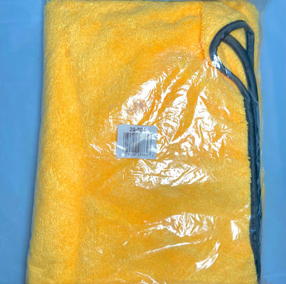 Extra Large yellow super plush towel Microfiber Car Drying Towel, 16x24 Inch, Super Absorbent 540gsm Quick Dry, Soft