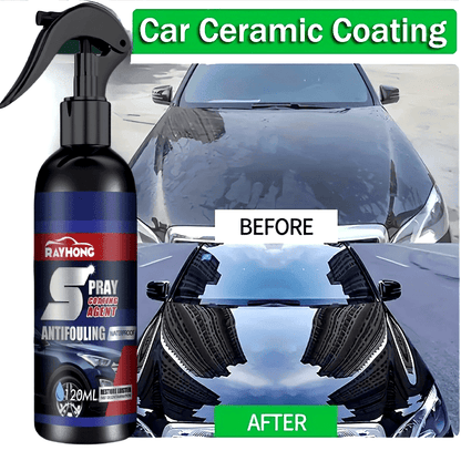 S spray Coating agent: Liquid Polish, Paint Gloss Enhancer and Anti-Fouling Agent, with Hydrophobic Glass Sealant - Suitable for All Vehicle Paint Colors, Nano Coating, Car Maintenance Supplies