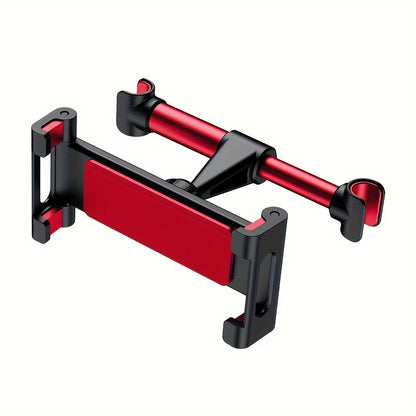 Universal Back Seat Tablet Holder for iPad Air, Mini, Pro (4-13 Inch) - 360° Rotating Headrest Mount with Phone Clamp Stand