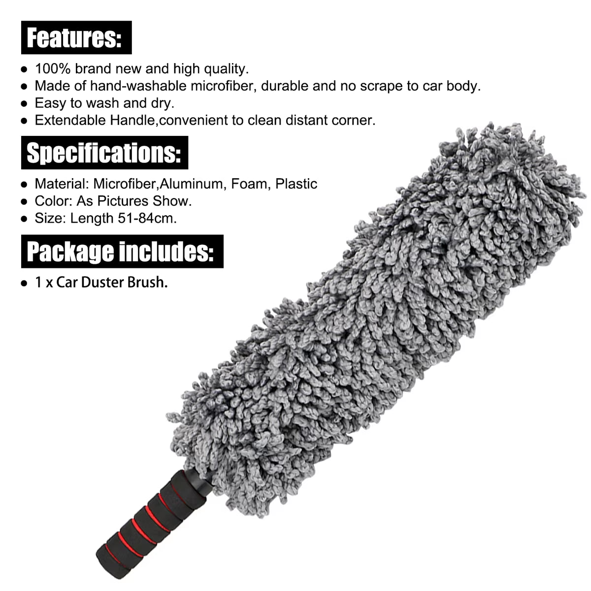 Soft Microfiber Cleaner Universal Car Duster Brush Auto Dirt Polishing Dust Remover Vehicle Dust Clean Washing Tool Care