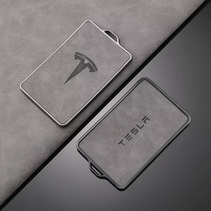 TPU Leather Car NFC Key Case Shell Cover Fob for  Model 3 Model S Model X Model Y Keyless Protector Holder Auto Accessories