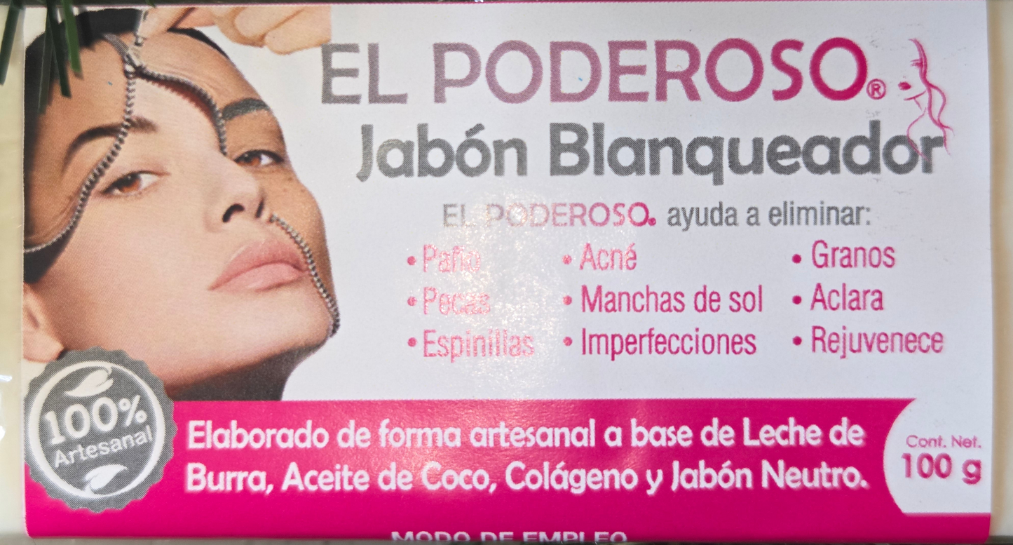 El poderoso jabon Soap, Deeply Cleanses Face